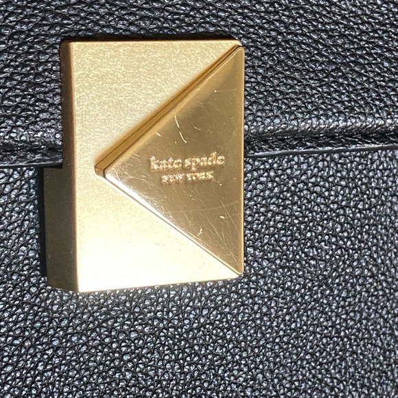 kate spade New York ♠️ Deco Pebbled Leather Chain Shoulder Bag - Picture 14 of 14